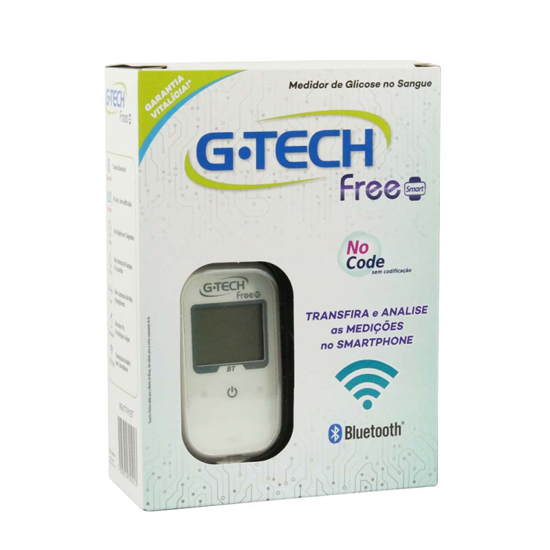 Medidor de Glicose no Sangue Bluetooth G-Tech
