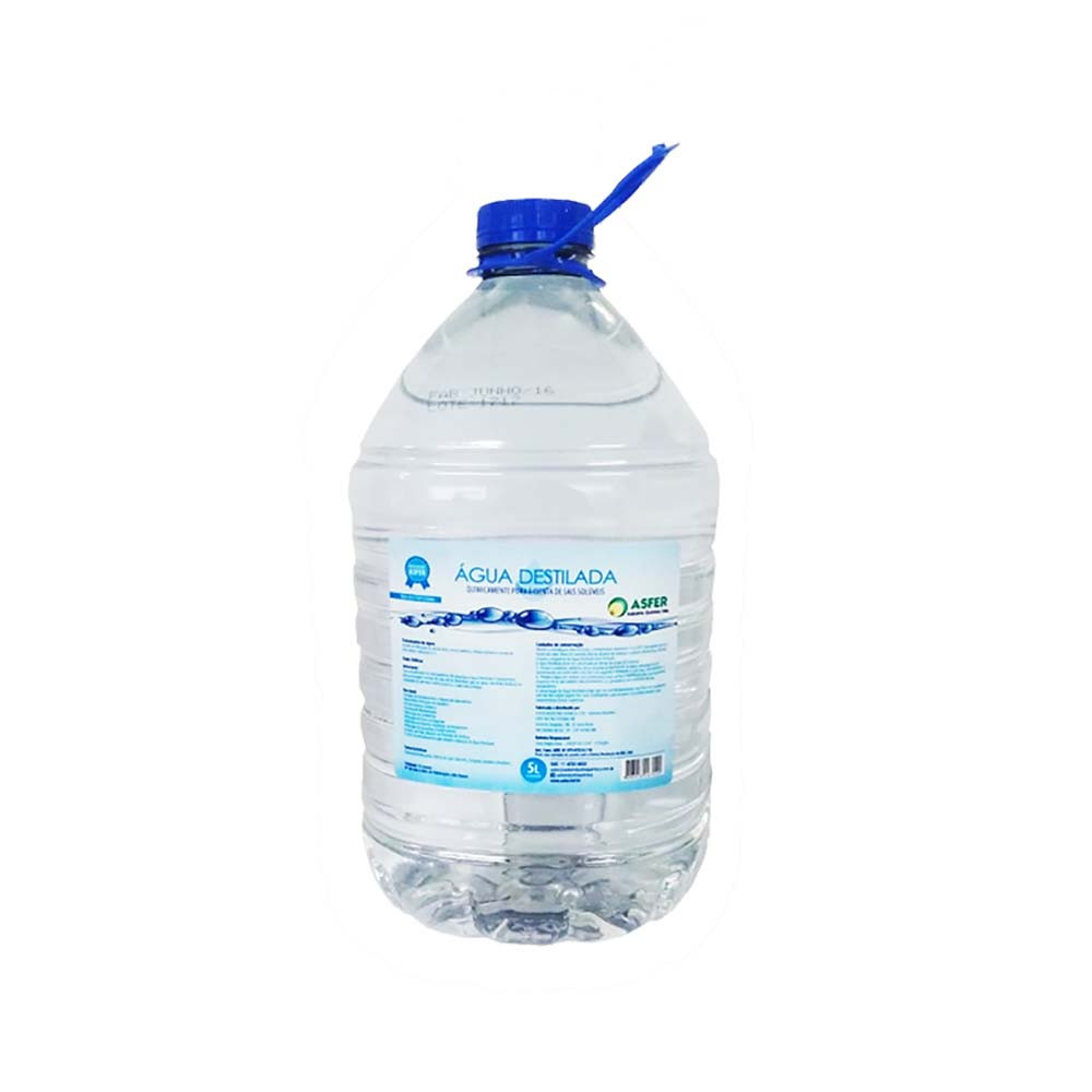 Água Destilada 5L - Mega Beleza Profissional